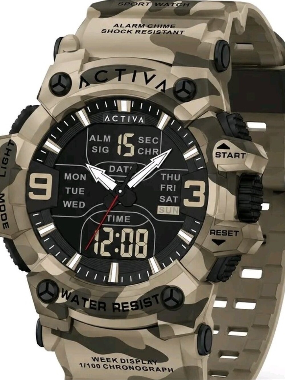 Activa X Invicta Digital Men'sCamouflage  Watch - (#44)